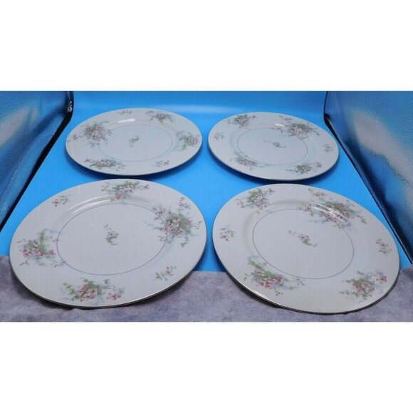Theodore Haviland Apple Blossom Plates Set of 4 – 10" Dinner China USA - Picture 3 of 8